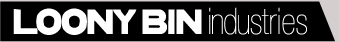 label logo of LOONY BIN industries